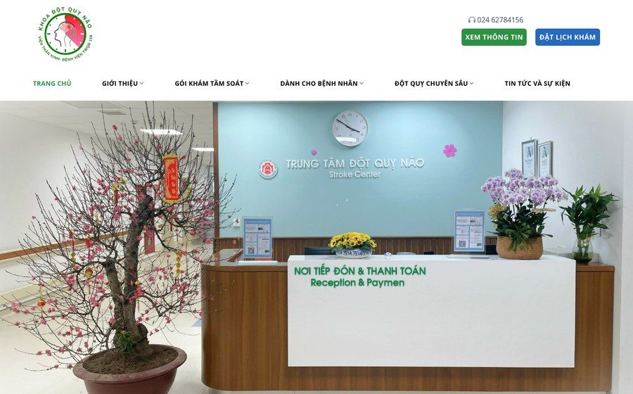 Khoa Đột quỵ não — Bệnh viện 108