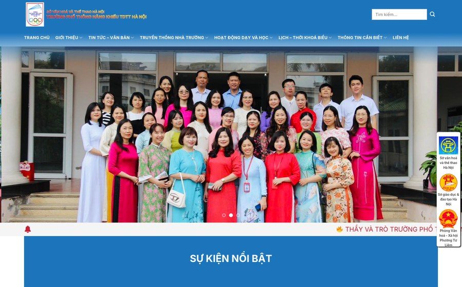 Trường PT Năng khiếu TDTT Hà Nội