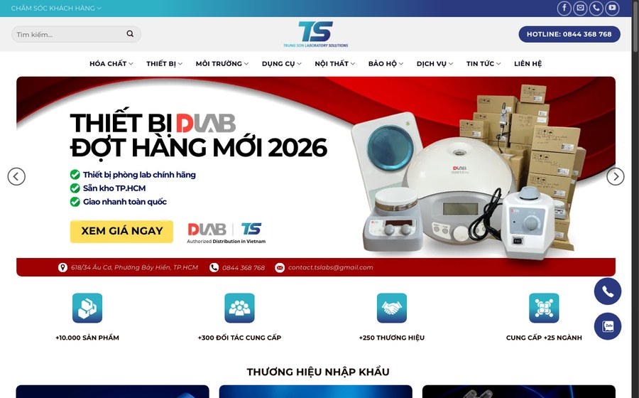 Thiết bị & Hóa chất TS Labs
